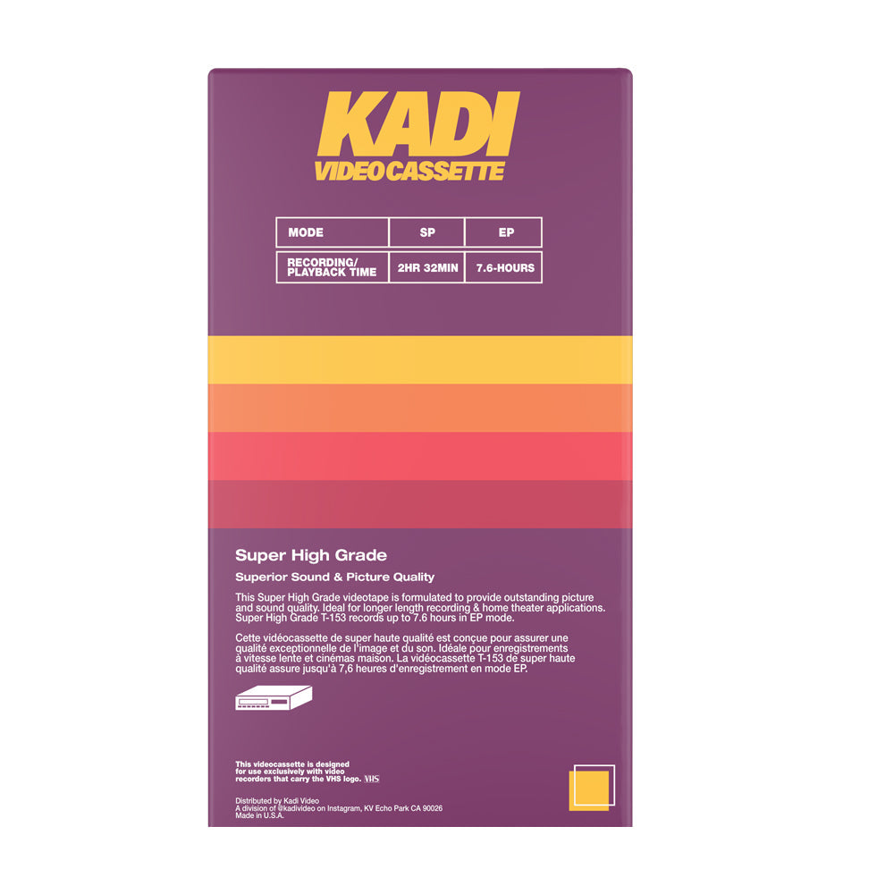 Kadi Video Super High Grade VHS Tape – T-152