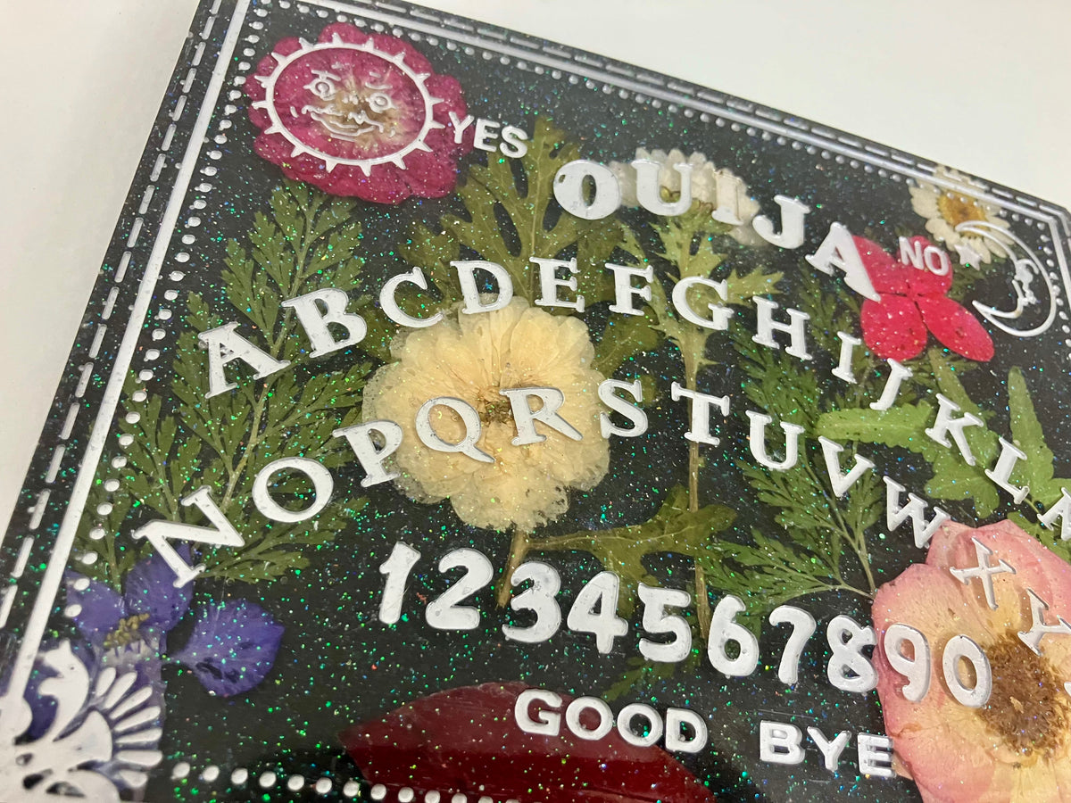 Handmade Resin Ouija Spirit Board with Planchette