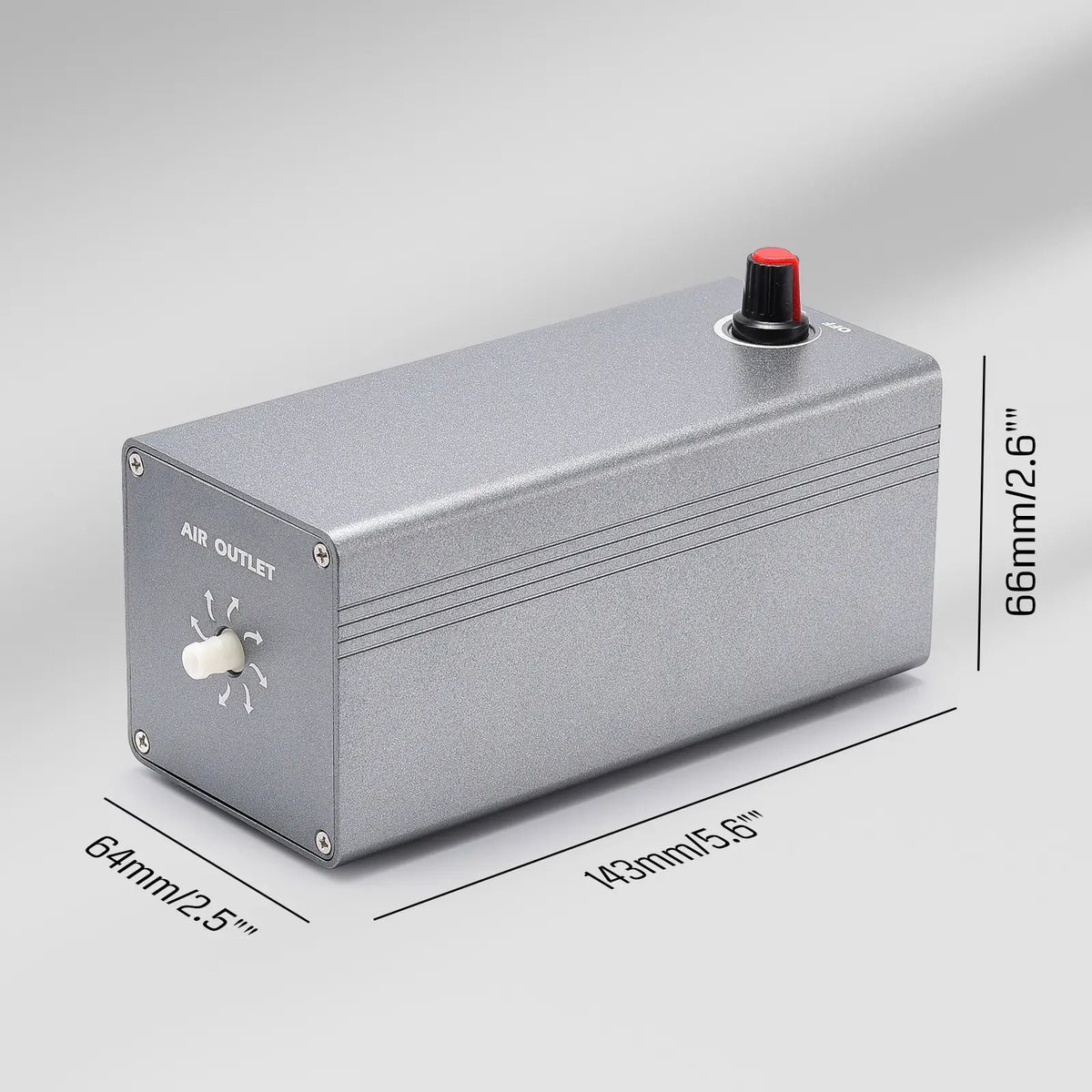 Air Assist Pump for Laser Cutter, Compatible with Genmitsu Kortek and Most CNC Milling or Laser Engraving Machine in The Market, Remove Smoke & Dust, Protect Desktop & Laser Lens