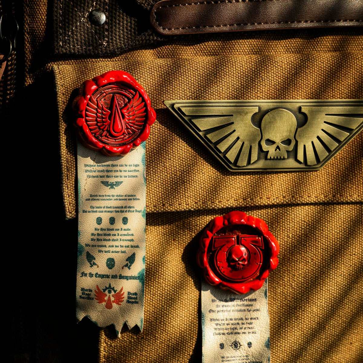 Starforged: Purity Seal - Blood Angels Pin+Sticker