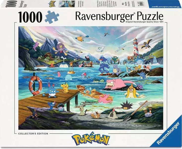 Ravensburger: Puzzle - Pokémon Breakout 3: Vaporeon and Temperate Marine (1000pcs)