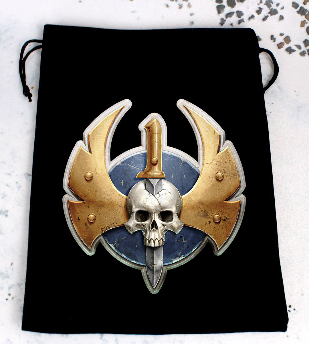 Cygnar Gravediggers | Premium Dice Bag | Officially Licensed Warmachine