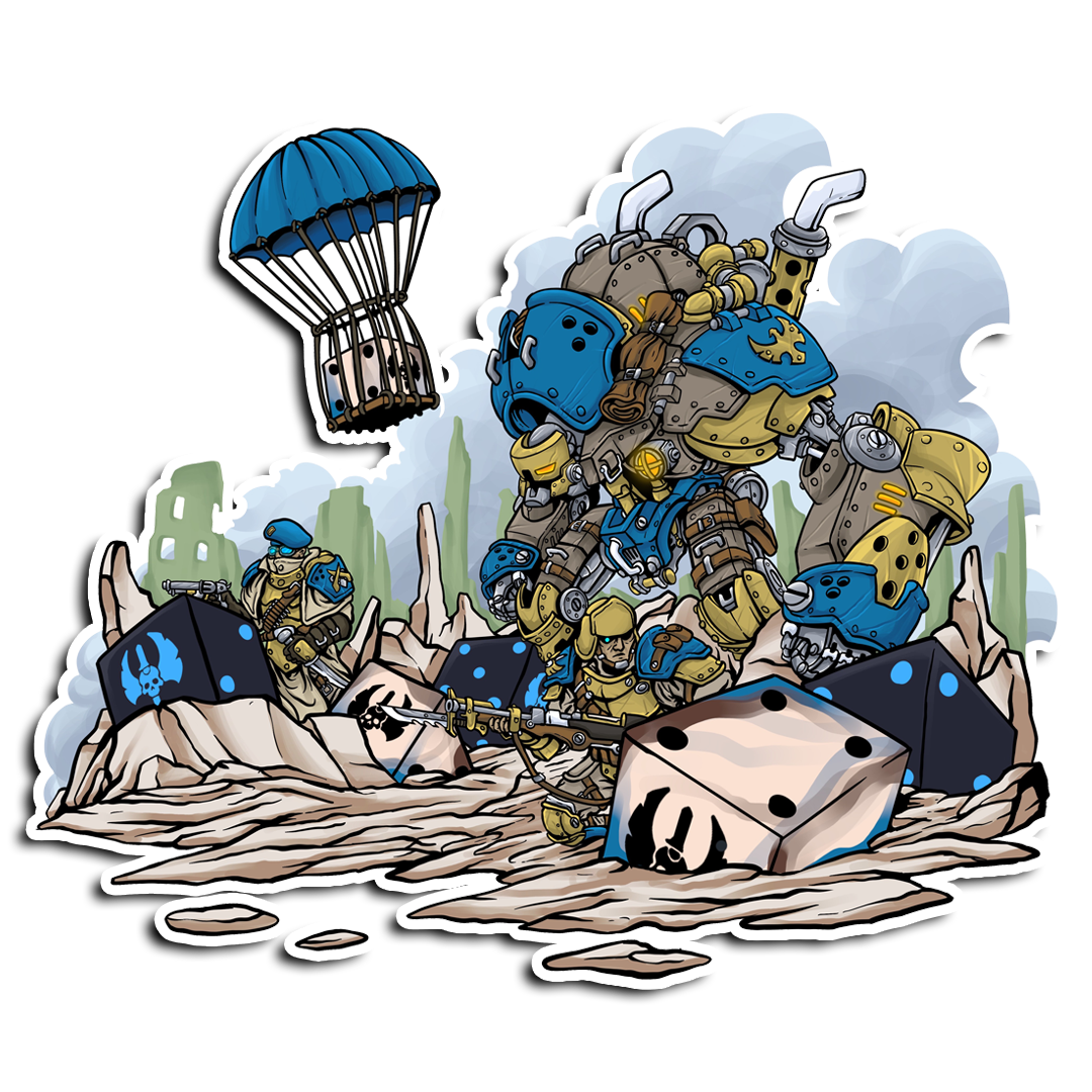Cygnar Gravediggers | Premium Vinyl Stickers | Officially Licensed Warmachine