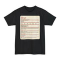 D&D Dad Tall T-Shirt With Stat Block