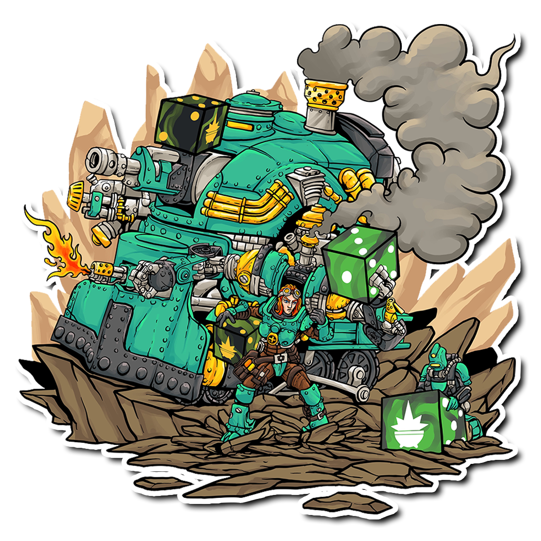 Crucible Guard | Premium Vinyl Stickers | Officially Licensed Warmachine