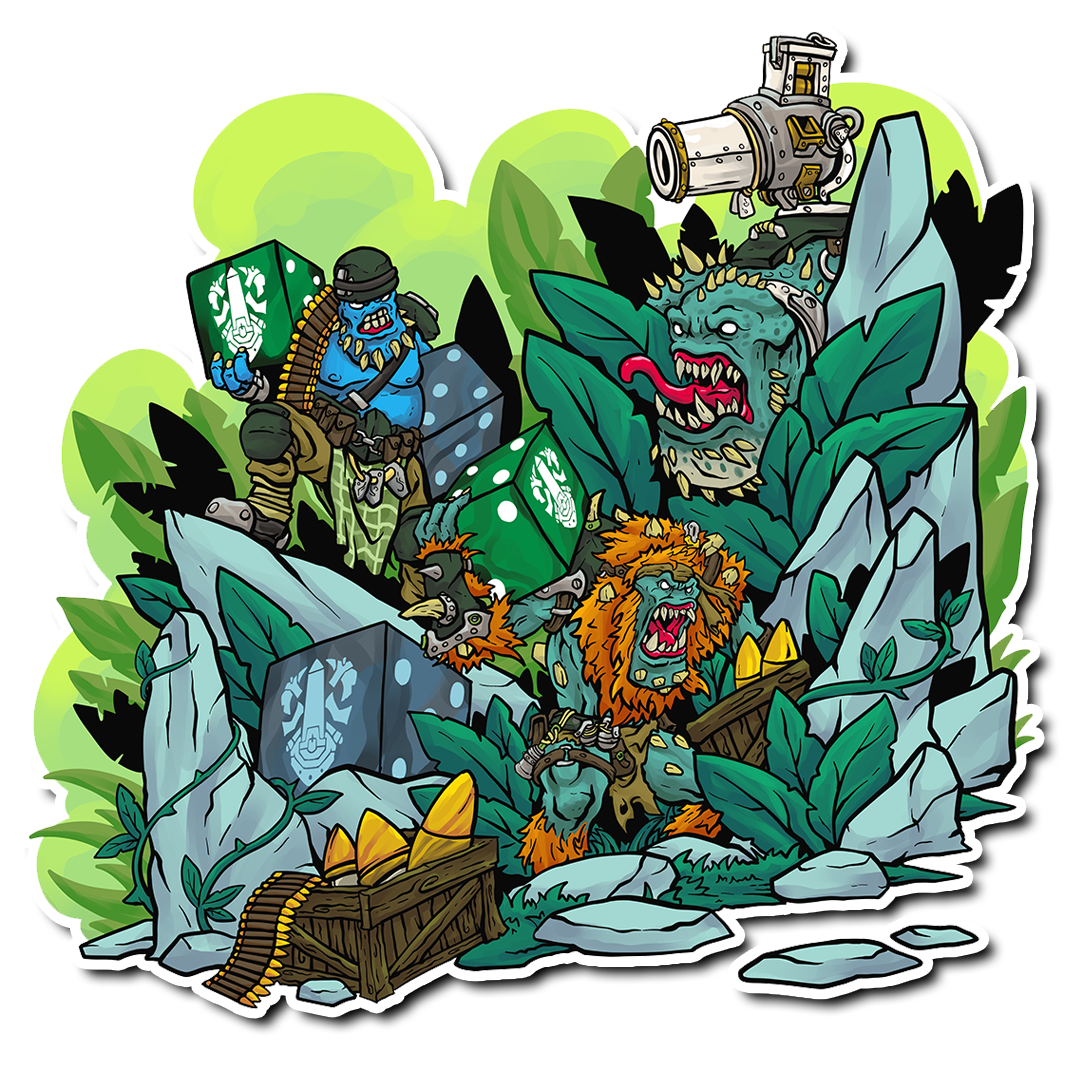 Kithguard | Premium Vinyl Stickers | Officially Licensed Warmachine
