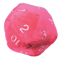 D20 Jumbo Plush Dice - Hot Pink