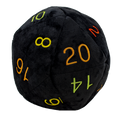D20 Jumbo Plush Dice - Rainbow