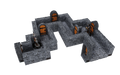 WarLock Tiles: Expansion Pack - 1 in. Dungeon Straight Walls