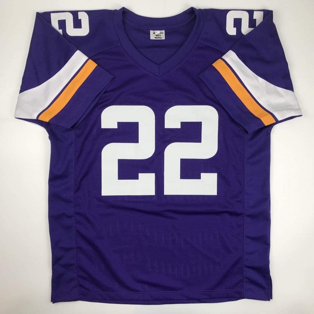 Autographed/Signed Harrison Smith Minnesota Purple Football Jersey JSA COA