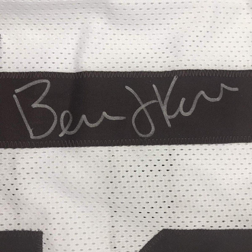 Autographed/Signed Bernie Kosar Cleveland White Football Jersey JSA COA