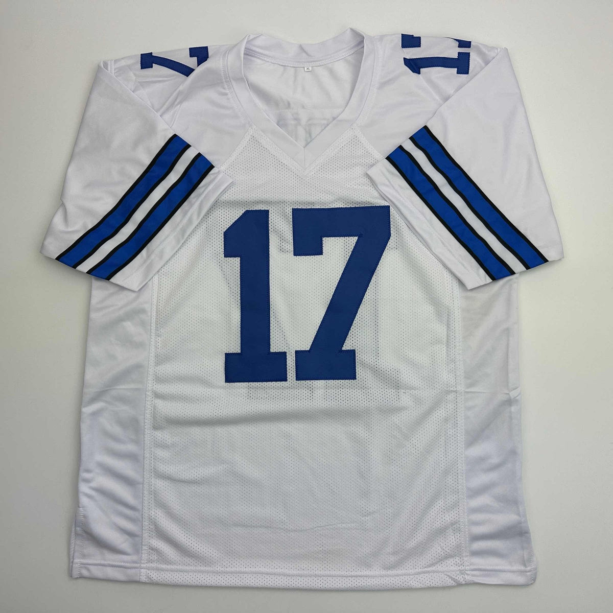 Autographed/Signed Brandon Aubrey Dallas White Football Jersey Beckett BAS COA
