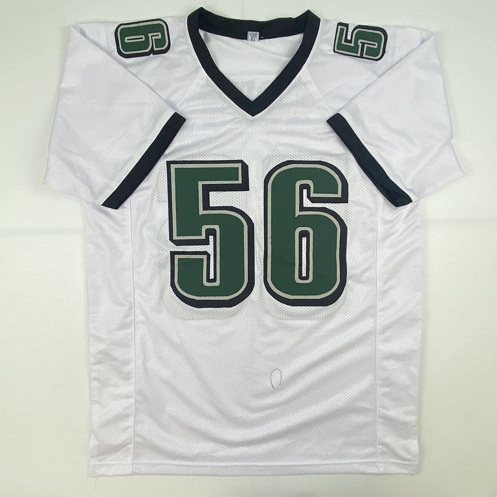 Autographed/Signed Chris Long Philadelphia White Football Jersey JSA COA