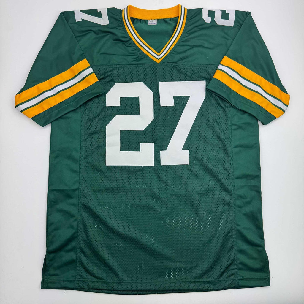 Autographed/Signed Eddie Lacy Green Bay Green Football Jersey JSA COA