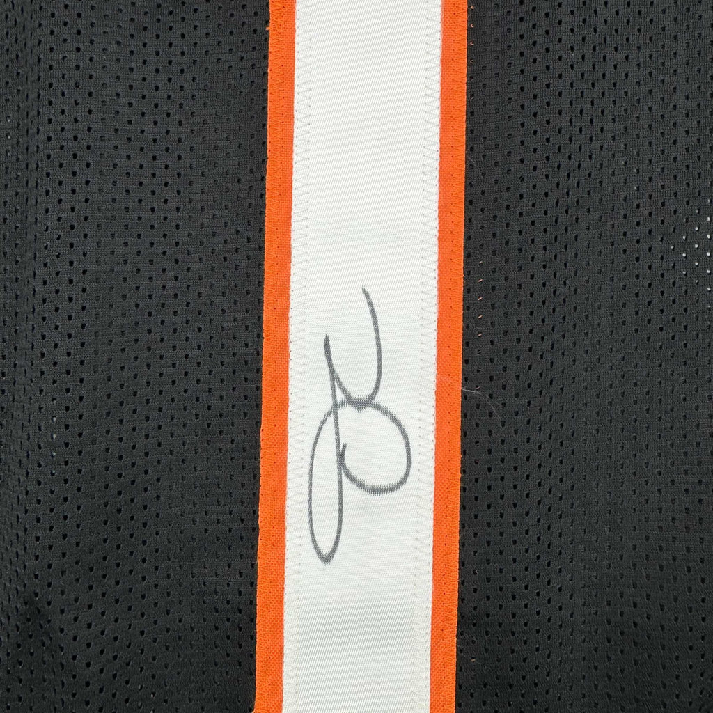 Autographed/Signed Ja'Marr Chase Cincinnati Black Football Jersey JSA COA