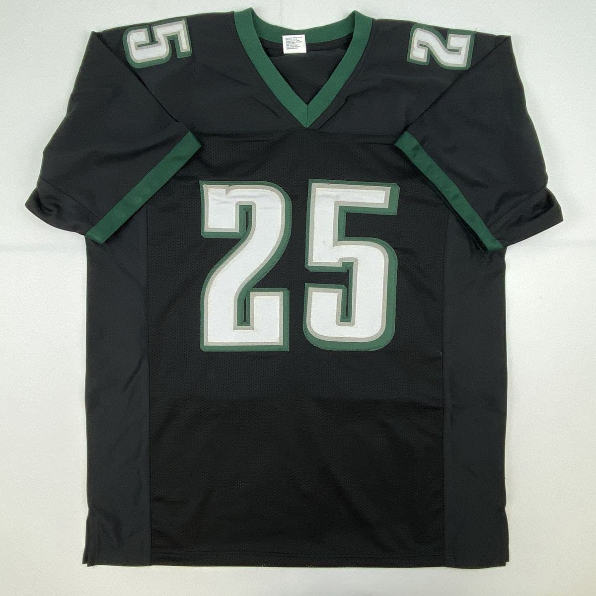 Autographed/Signed LeSean McCoy Philadelphia Black Football Jersey JSA COA