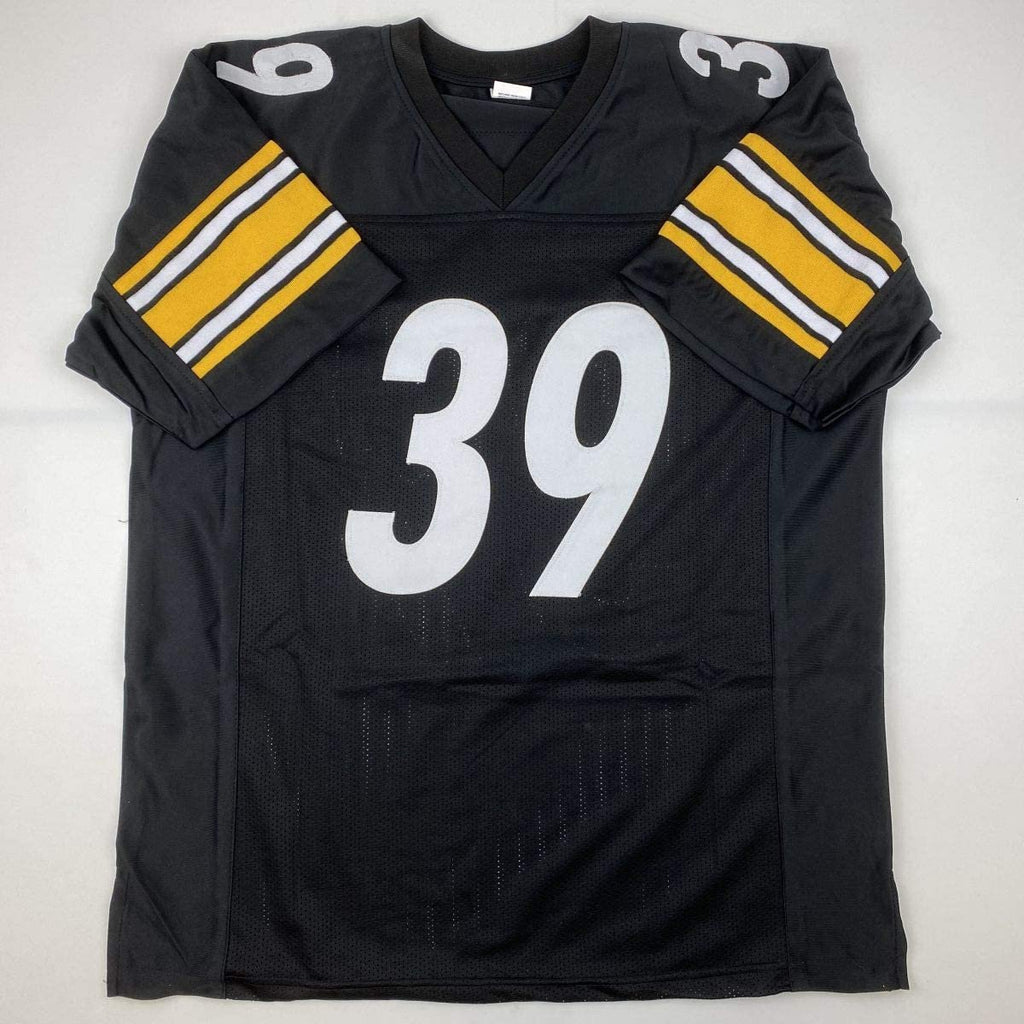 Autographed/Signed Minkah Fitzpatrick Pittsburgh Black Football Jersey PSA/DNA COA
