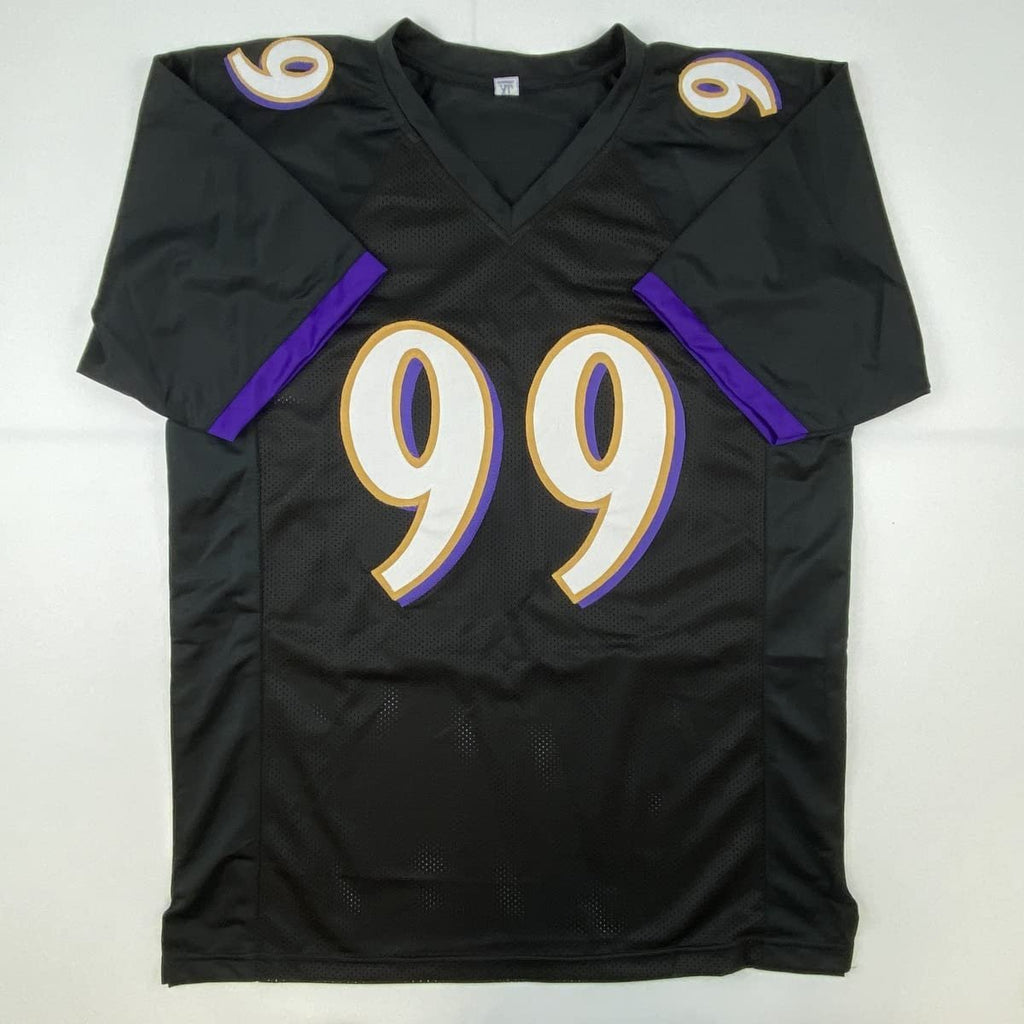 Autographed/Signed Odafe Oweh Baltimore Black Football Jersey JSA COA