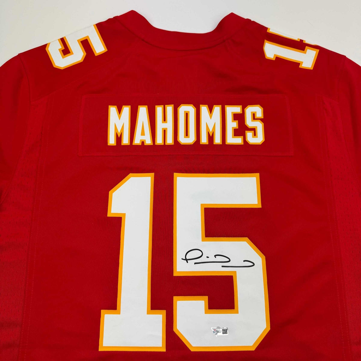 Autographed/Signed Patrick Mahomes Kansas City Chiefs Red Authentic Nike Football Jersey Fanatics COA