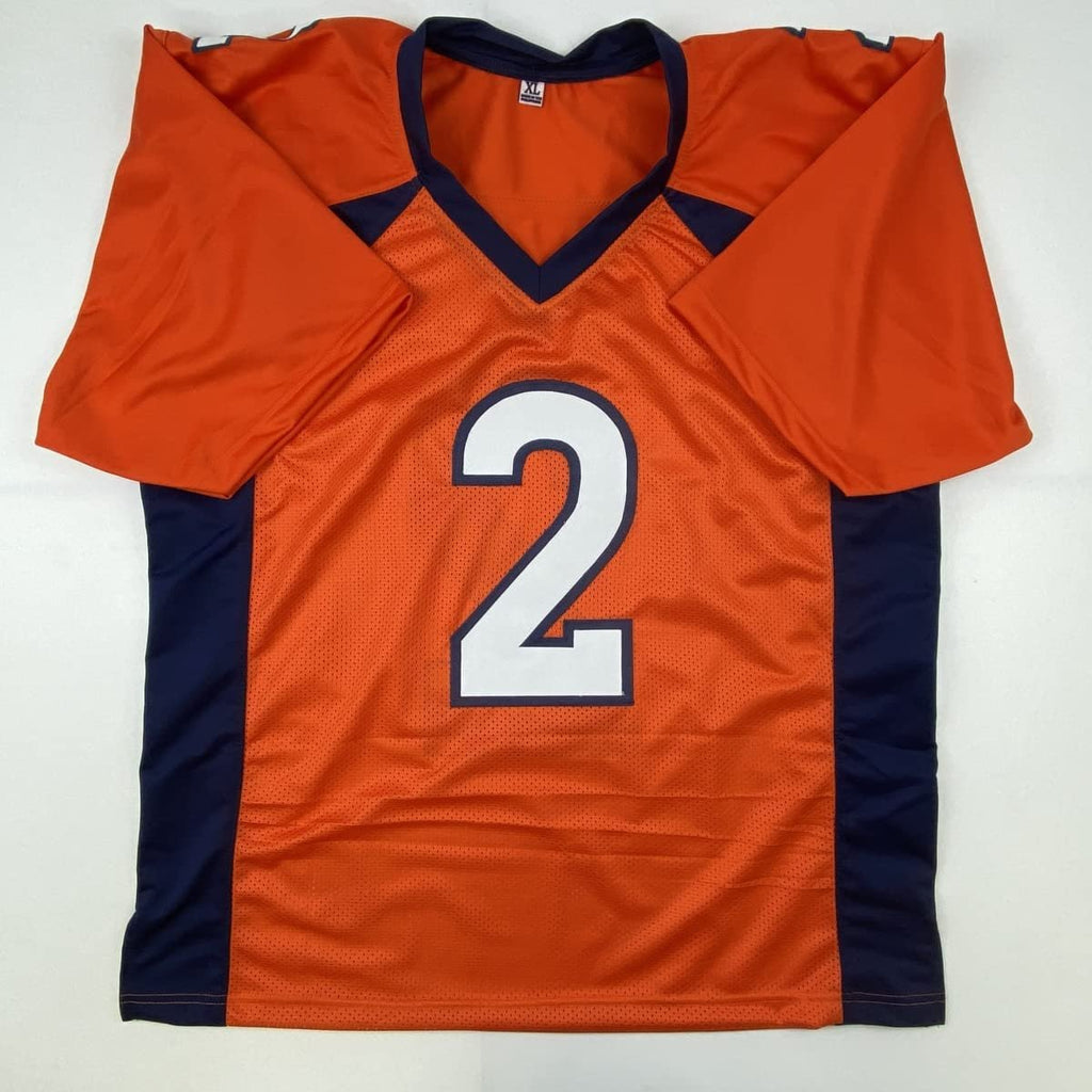Autographed/Signed Patrick Surtain II Denver Orange Football Jersey JSA COA
