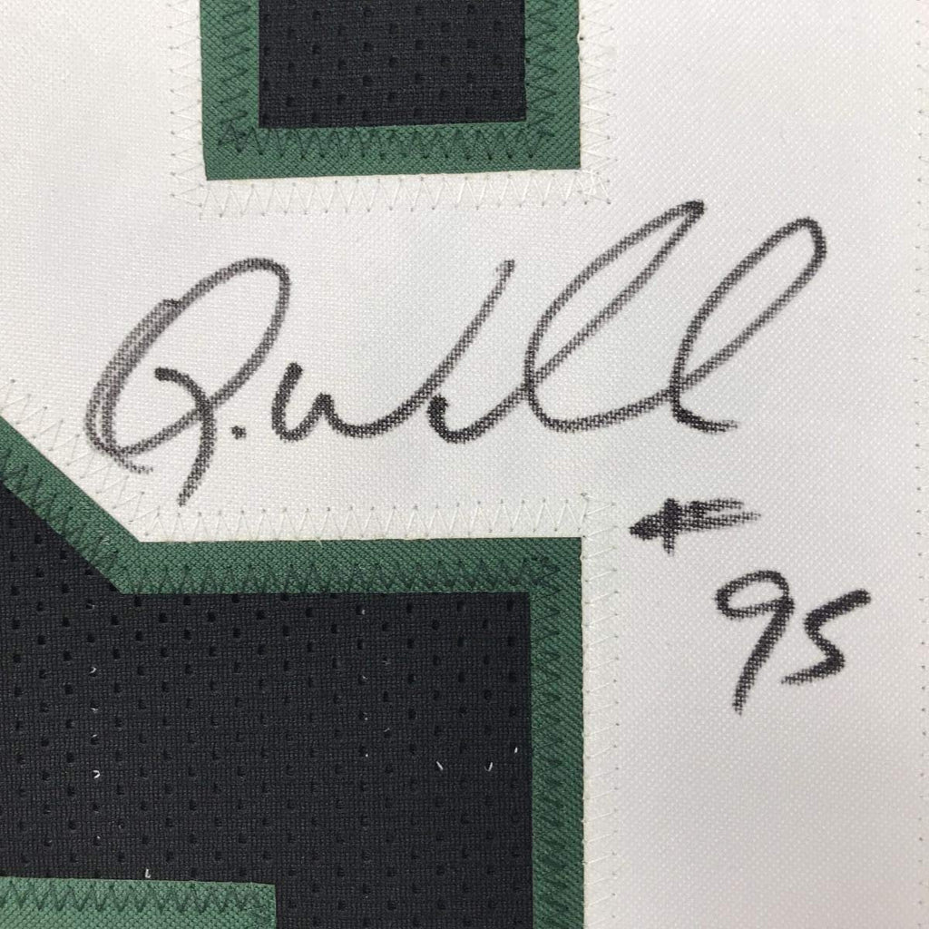 Autographed/Signed Quinnen Williams New York Black Football Jersey JSA COA