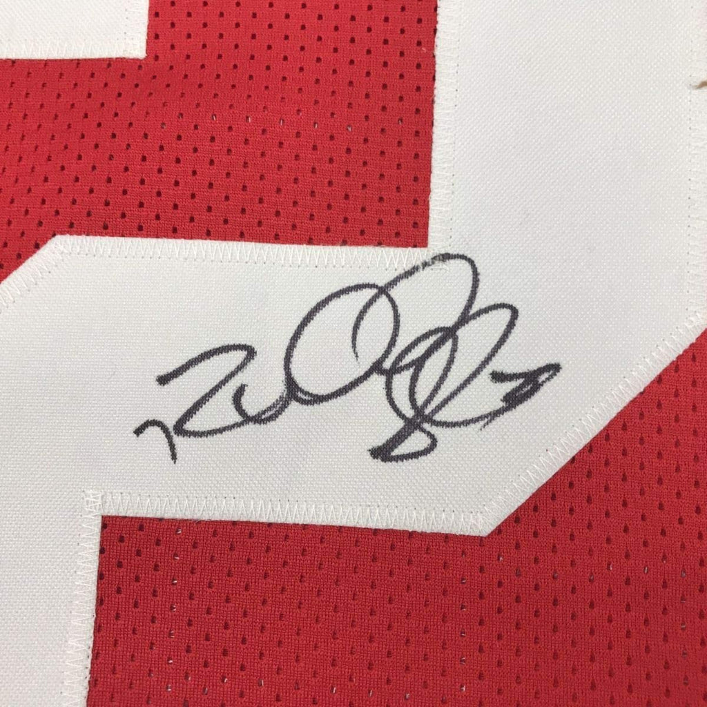 Autographed/Signed Richard Sherman San Francisco Red Football Jersey Beckett BAS COA