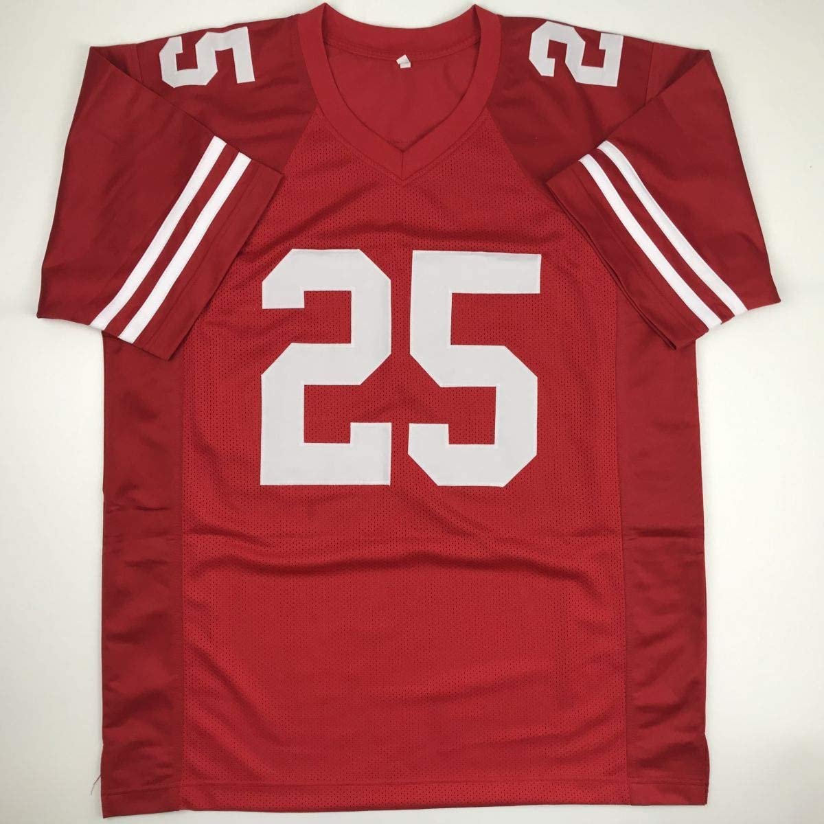 Autographed/Signed Richard Sherman San Francisco Red Football Jersey Beckett BAS COA