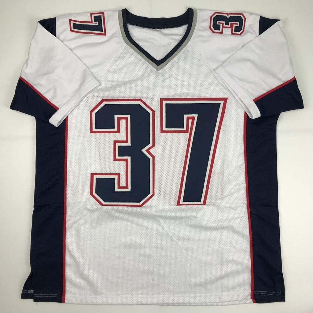 Autographed/Signed Rodney Harrison New England White Football Jersey JSA COA