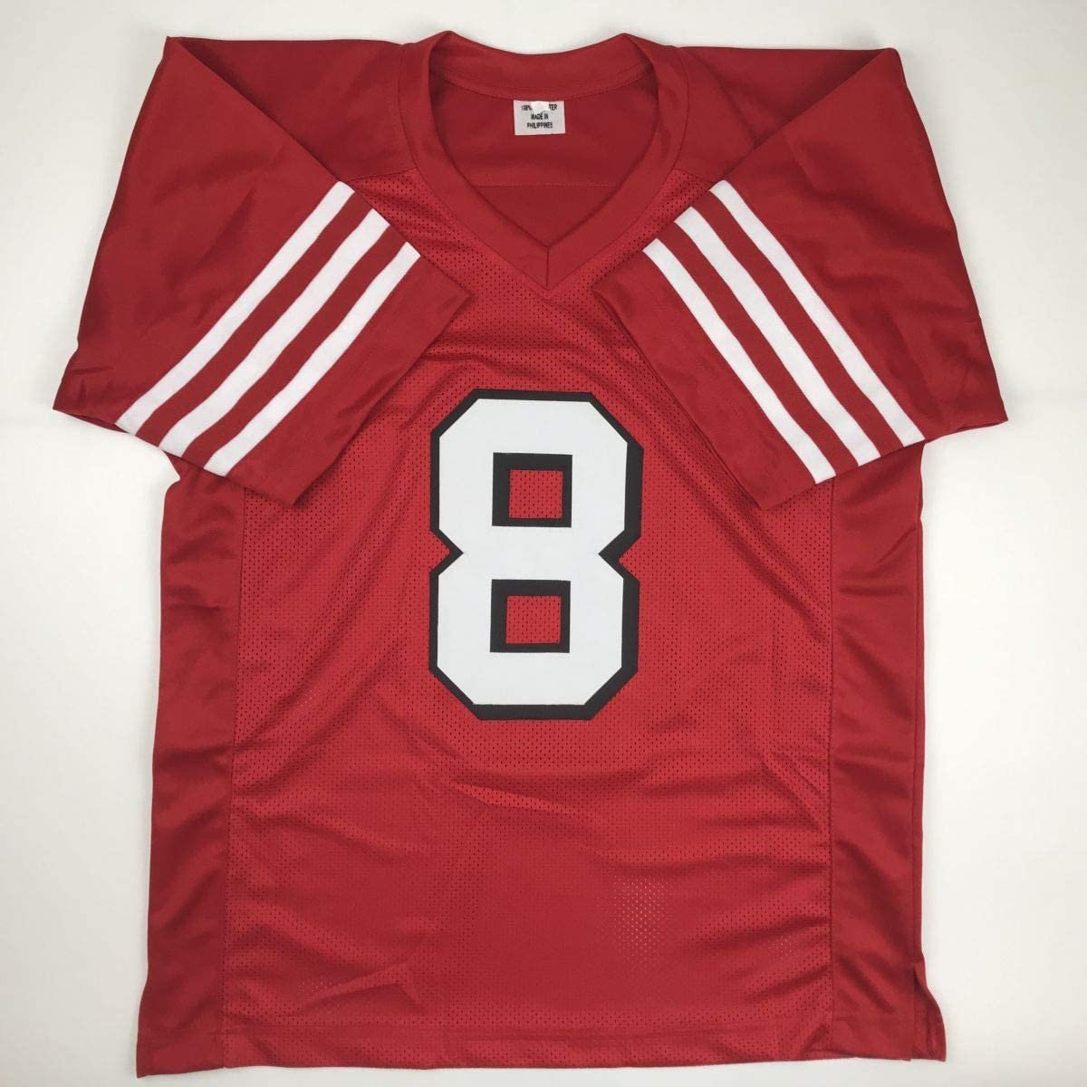 Autographed/Signed Steve Young San Francisco Red Shadow Football Jersey JSA COA