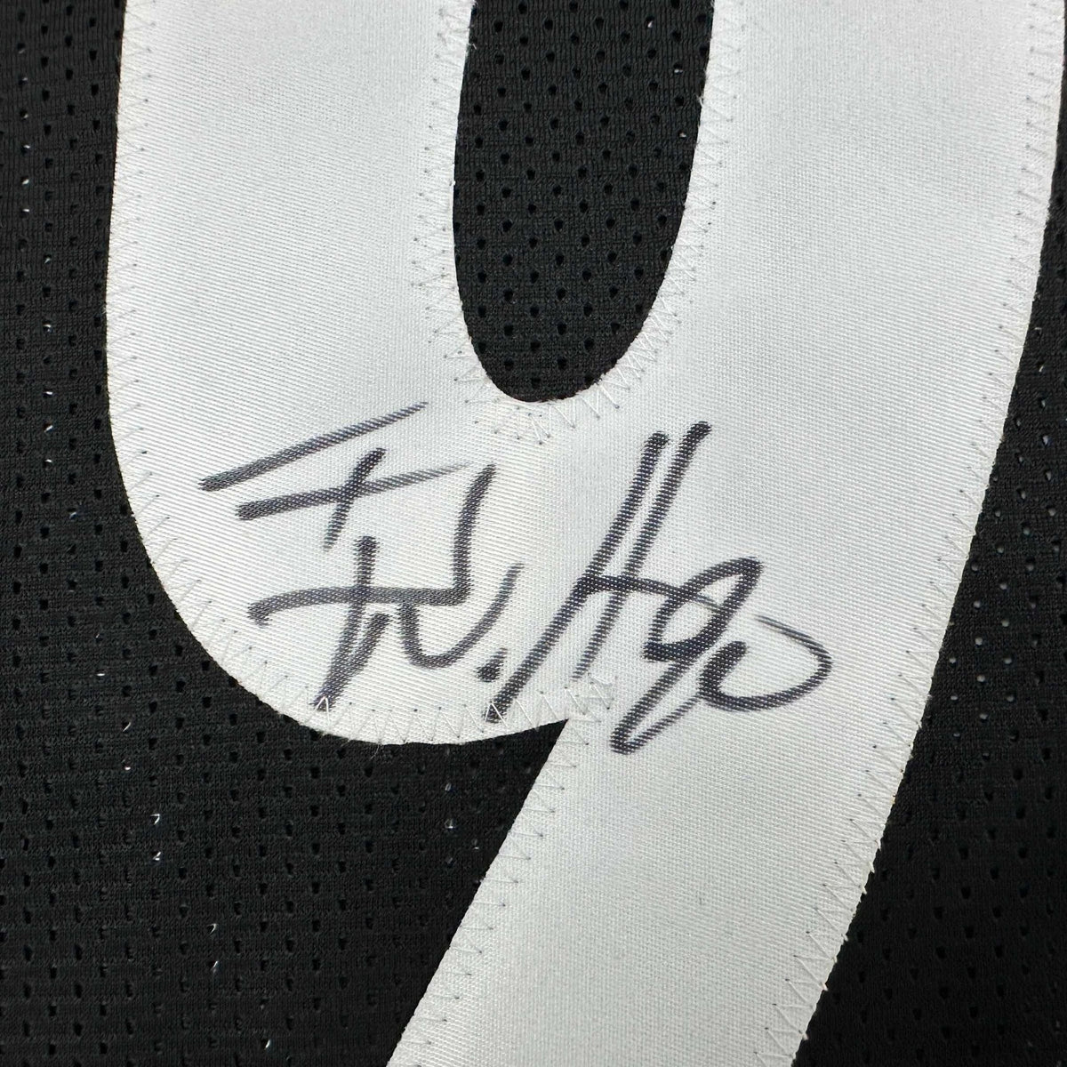 Autographed/Signed TJ T.J. Watt Pittsburgh Black Football Jersey Beckett BAS COA