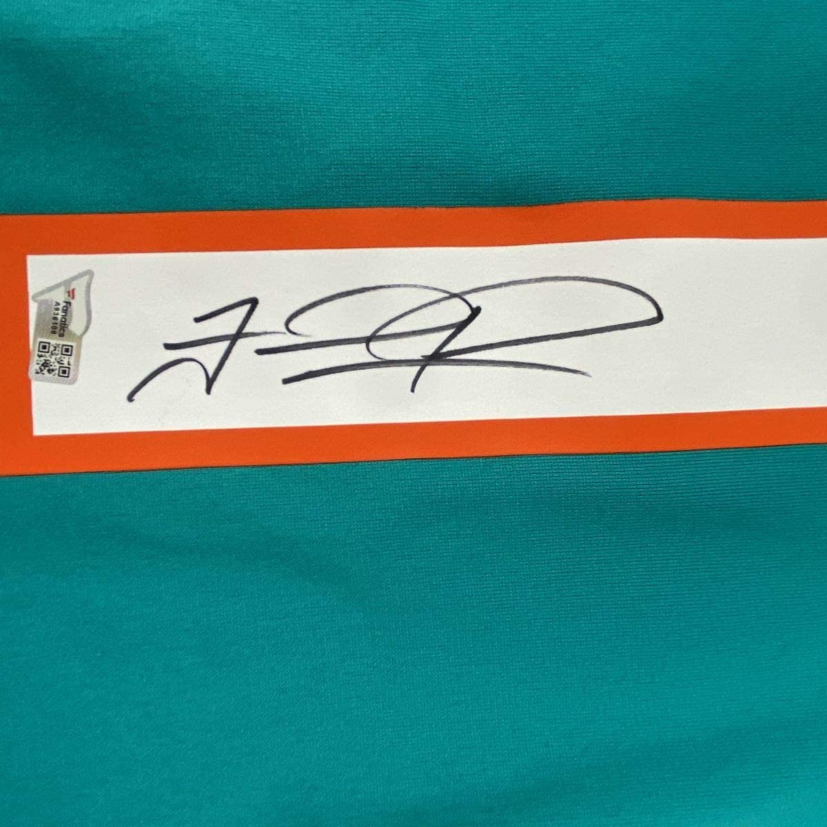 Autographed/Signed Tua Tagovailoa Miami Dolphins Authentic Teal Nike Game Football Jersey Fanatics COA