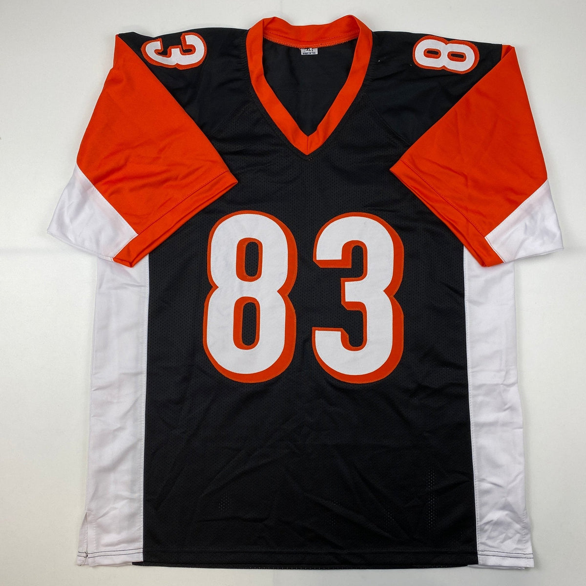 Autographed/Signed Tyler Boyd Cincinnati Black Football Jersey Beckett BAS COA