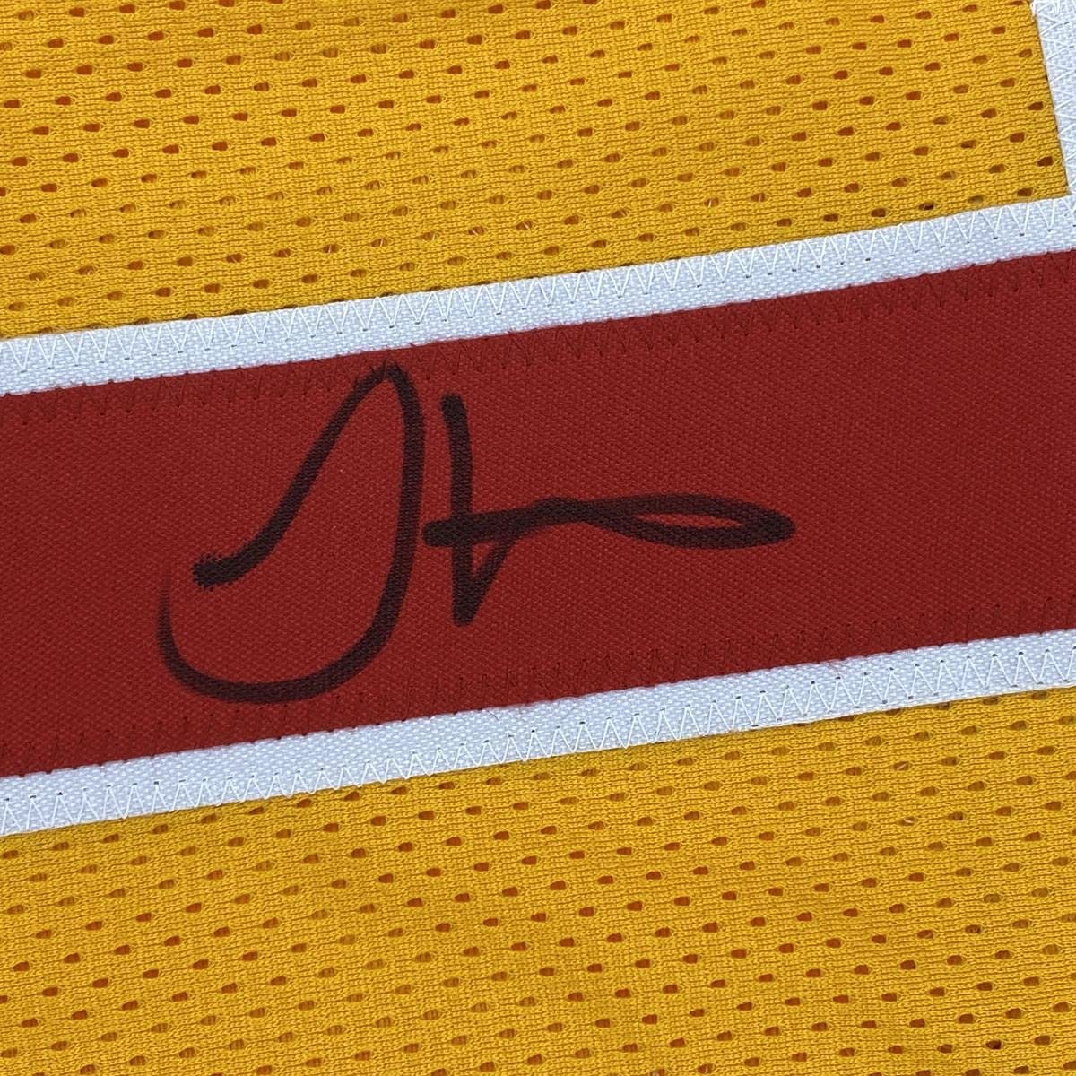 Autographed/Signed Tyreek Hill Kansas City Yellow Football Jersey JSA COA
