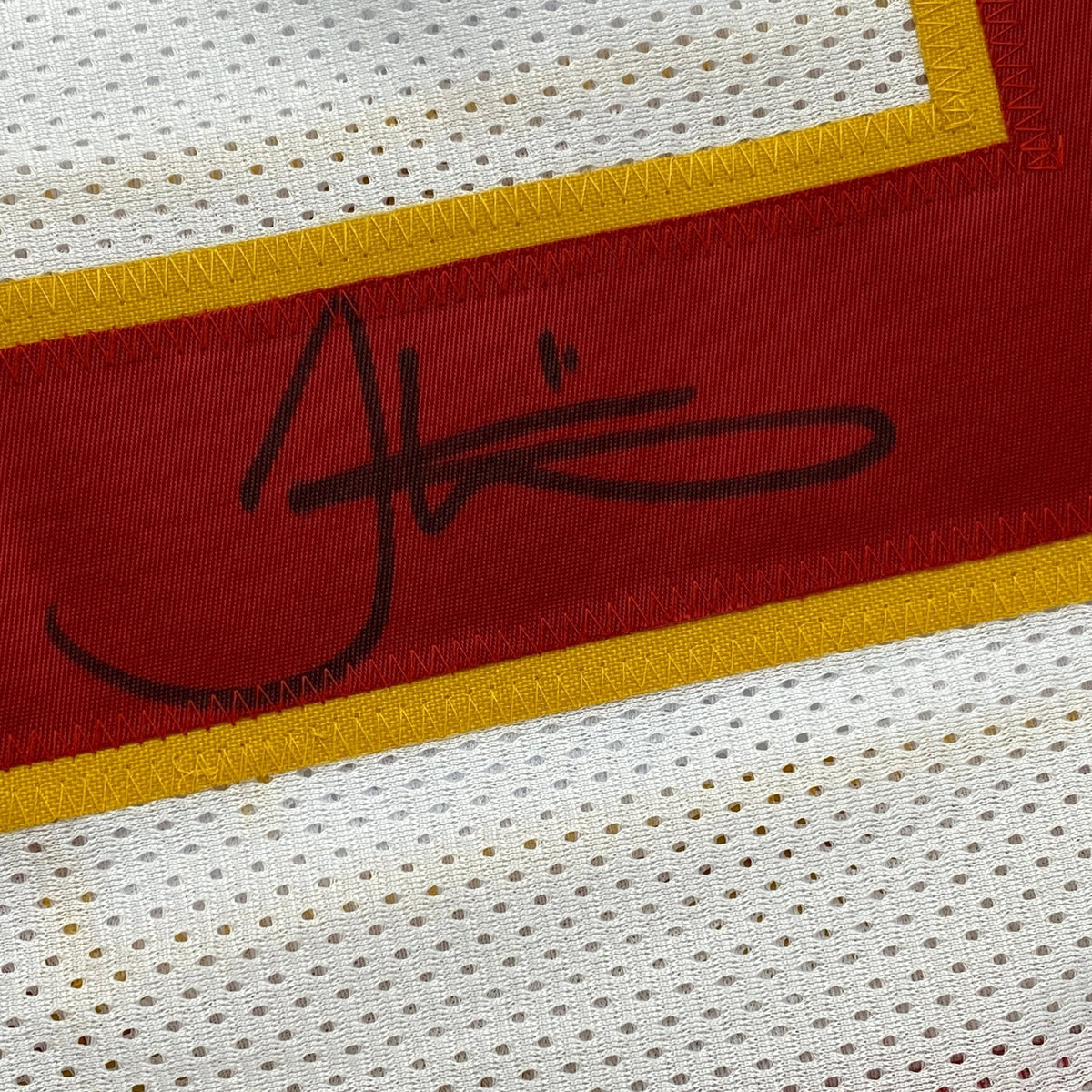 Autographed/Signed Tyreek Hill Kansas City Split Red/White Football Jersey JSA COA