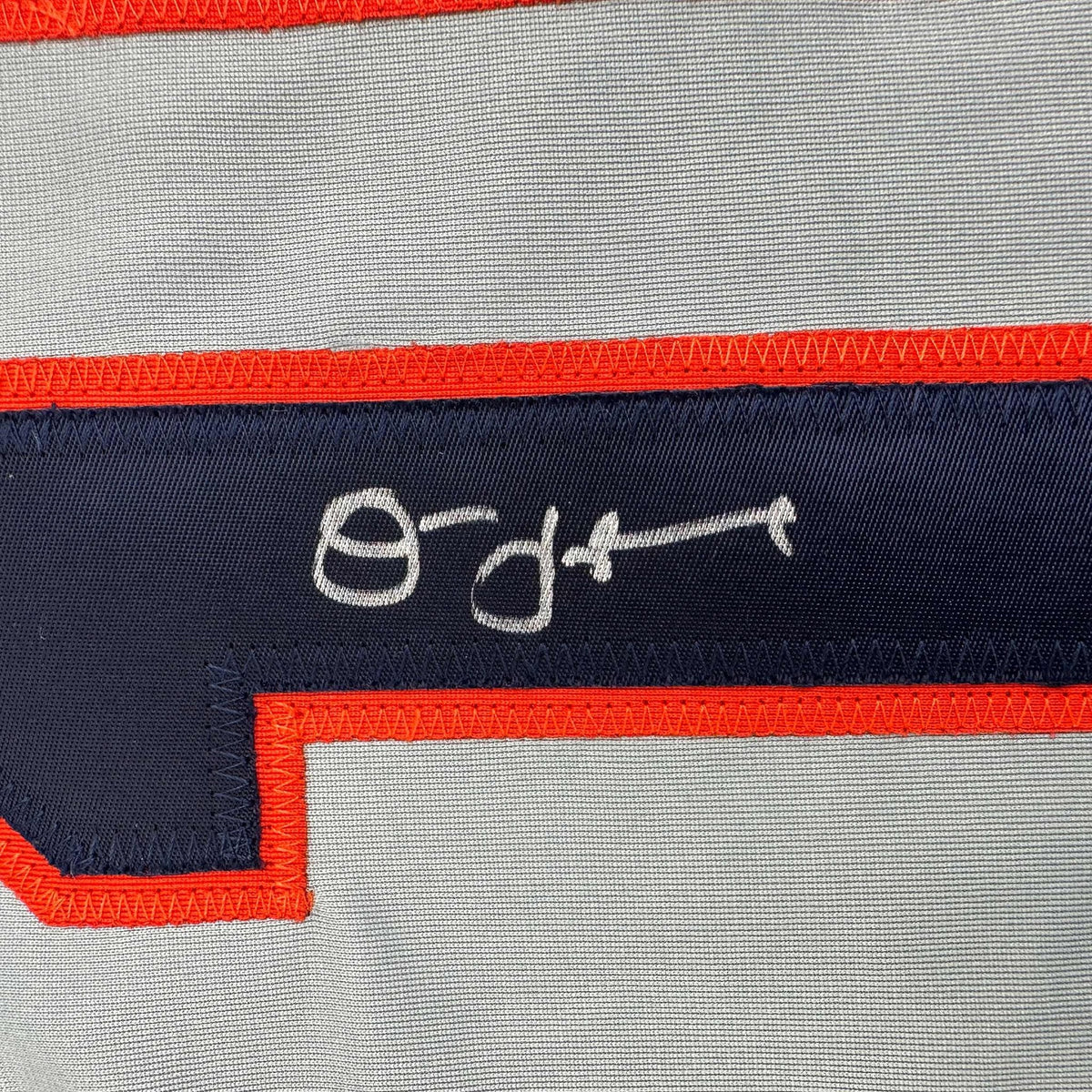 Autographed/Signed Jim Leyland Detroit Grey Baseball Jersey JSA COA