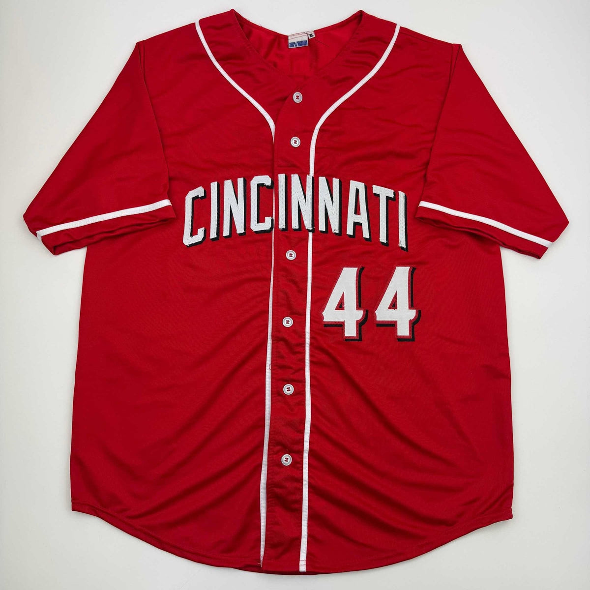 Autographed/Signed Elly De La Cruz Cincinnati Red Baseball Jersey Beckett BAS COA