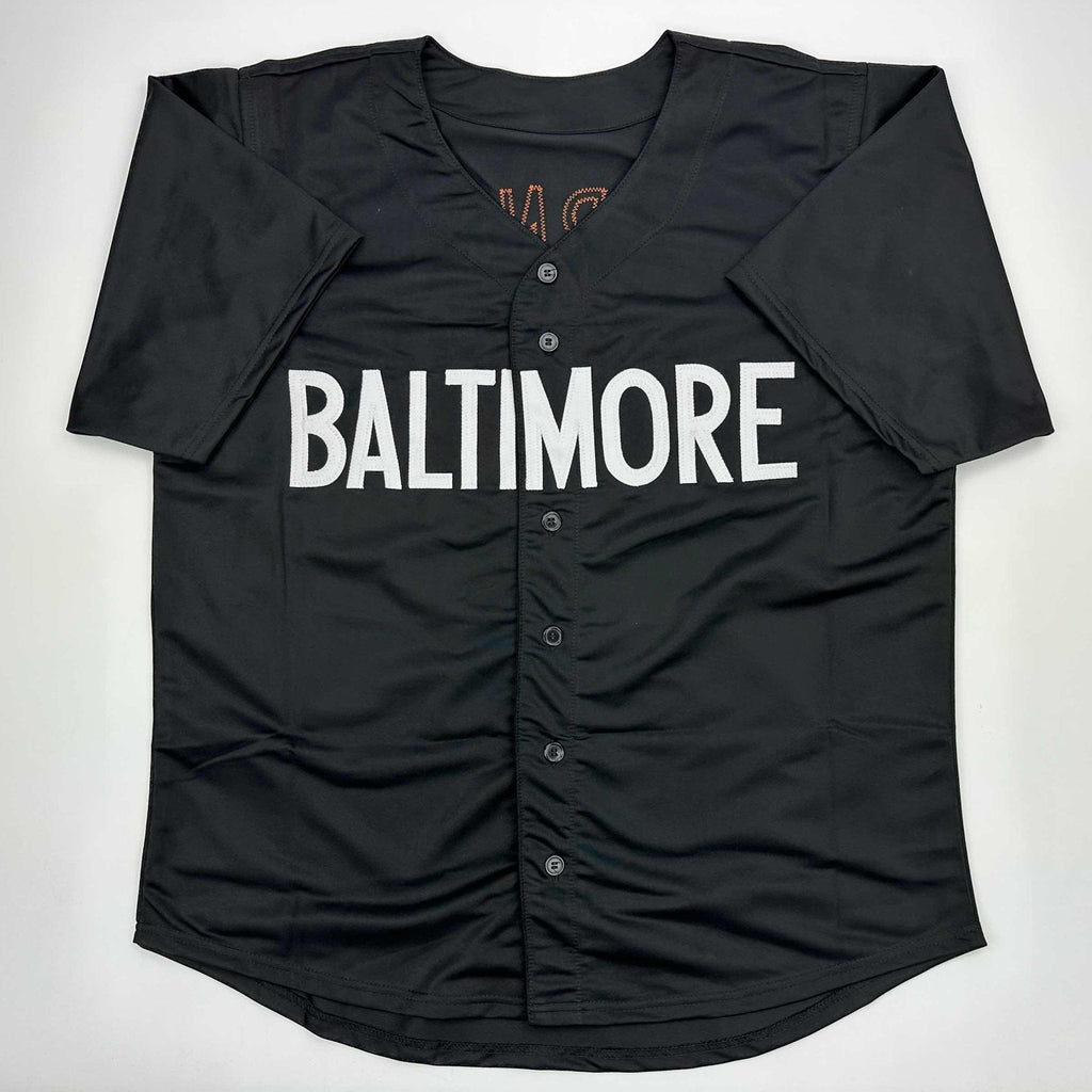 Autographed/Signed Corbin Burnes Baltimore Black City Connect Baseball Jersey Beckett BAS COA