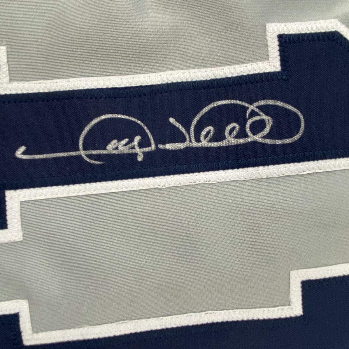 Framed Autographed/Signed Gary Sheffield 35x39 New York Grey Baseball Jersey PSA/DNA COA