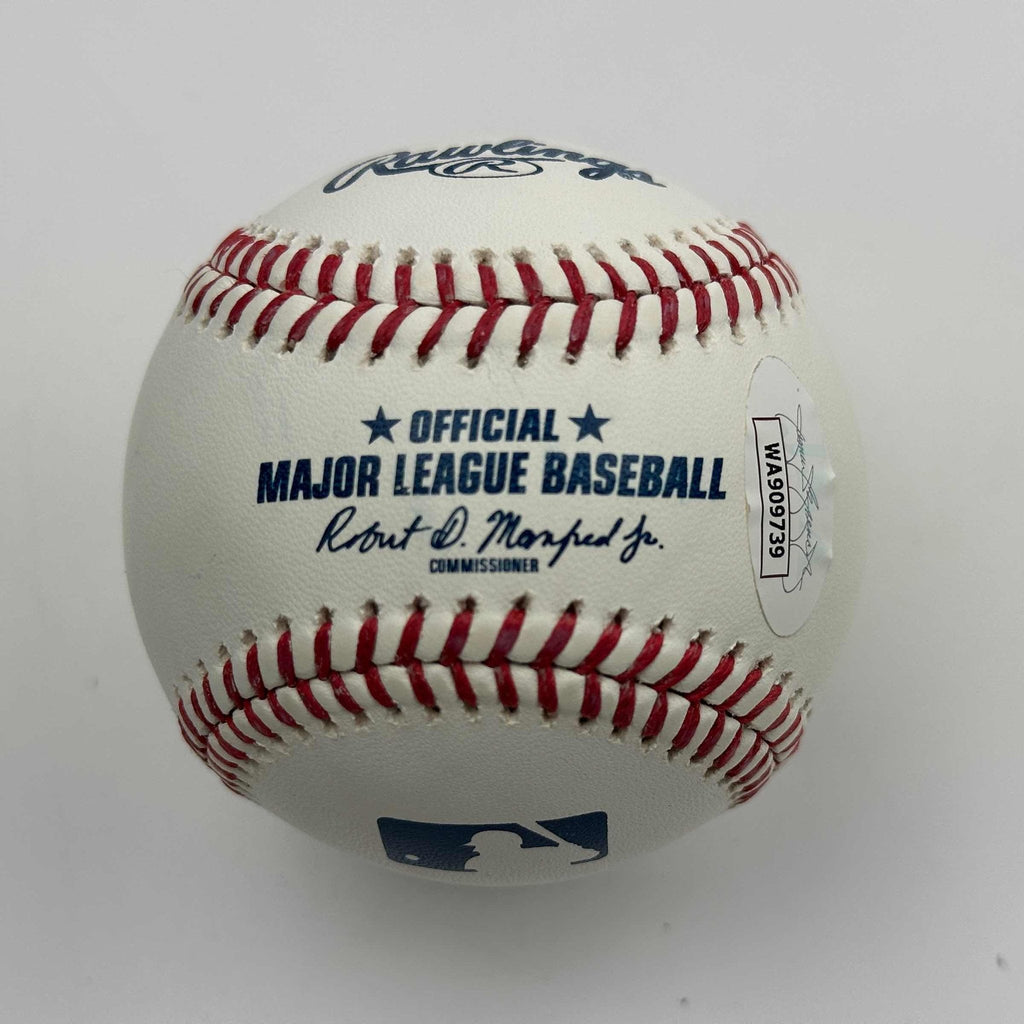 Autographed/Signed Steve Garvey Rawlings Official Major League Baseball ROML JSA COA Auto