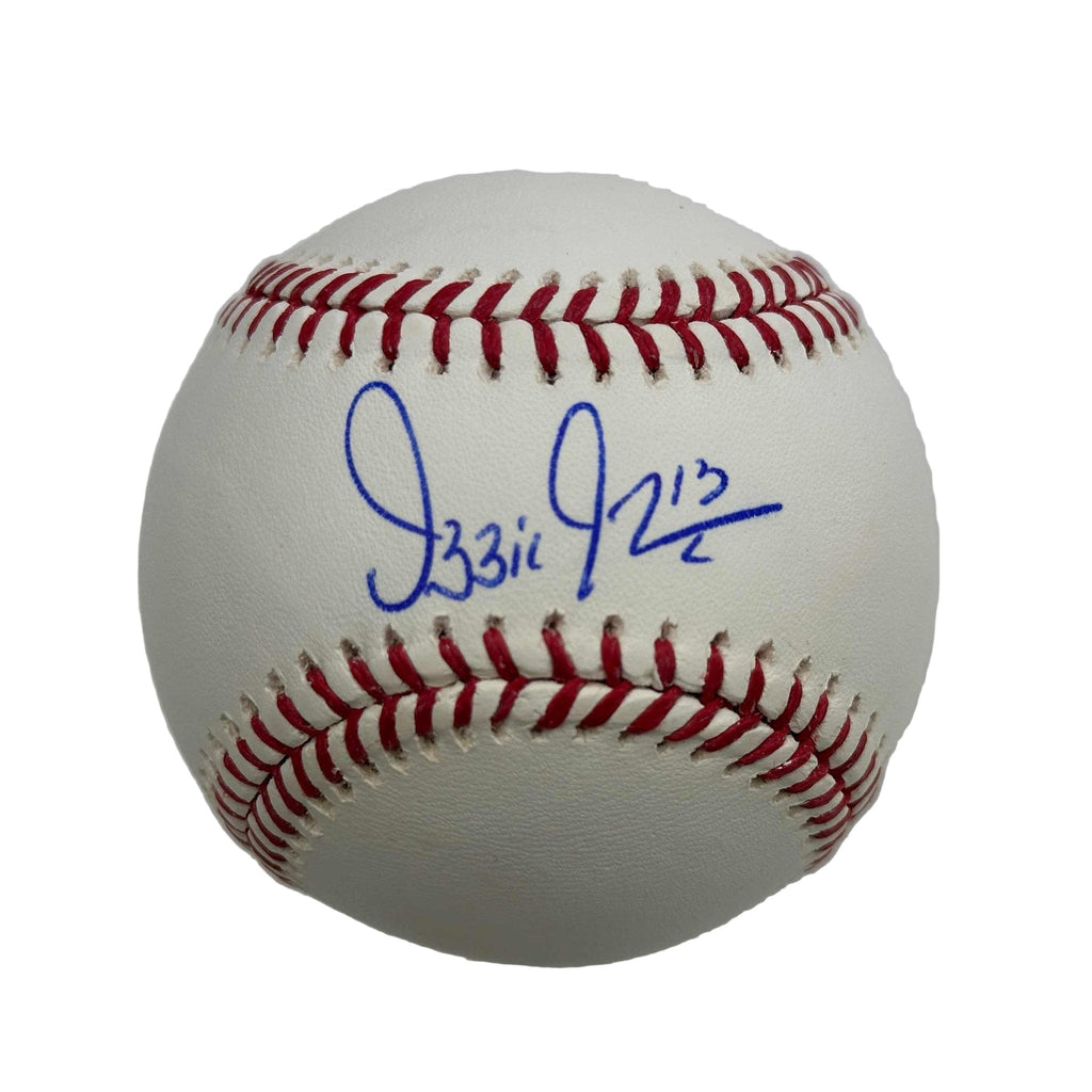 Autographed/Signed Ozzie Guillen Rawlings Official Major League Baseball ROML JSA COA Auto