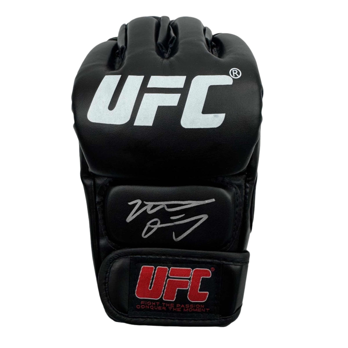 Autographed/Signed Nate Diaz UFC MMA Black Fighting Glove Beckett BAS COA