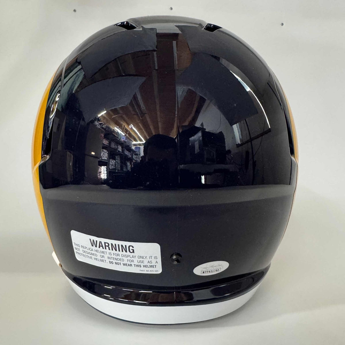 Autographed/Signed Aaron Donald Los Angeles Rams Eclipse Full Size F/S Football Helmet JSA COA
