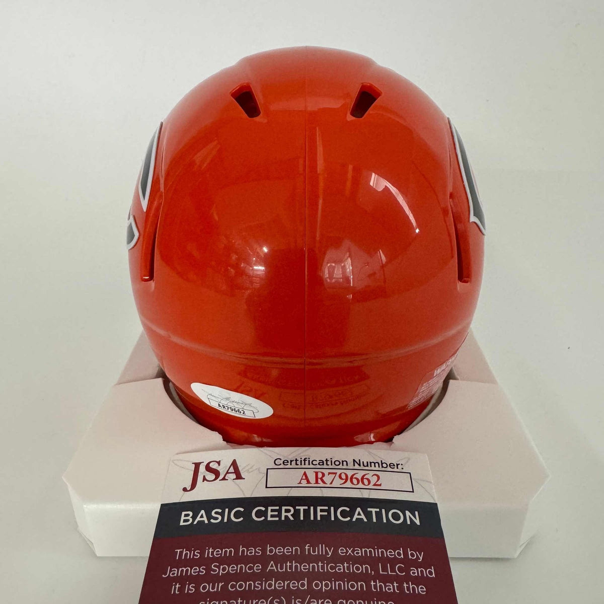 Autographed/Signed Devin Hester Chicago Bears Mini Football Helmet JSA COA