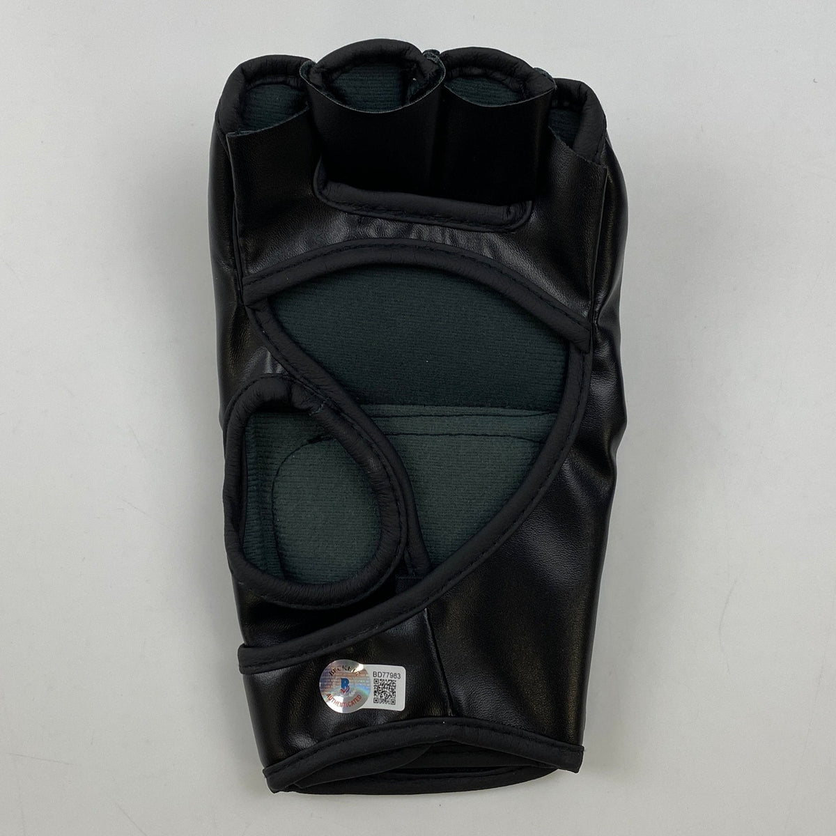 Autographed/Signed Nate Nathan Diaz UFC MMA Ultimate Fighting Black Glove Beckett BAS COA