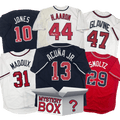 Autographed/Signed Atlanta Baseball Jersey Mystery Box with PSA JSA or Beckett COA