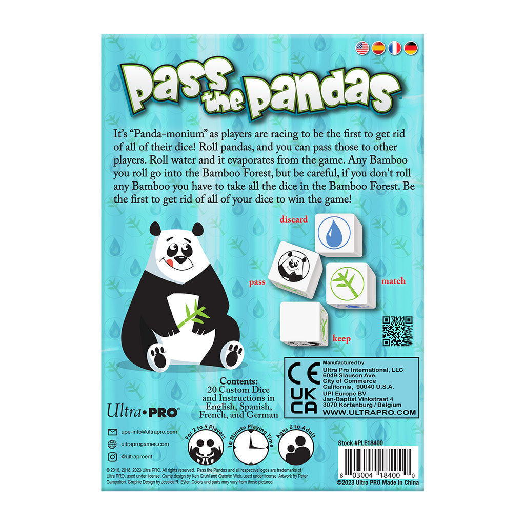 PASS THE PANDAS® : Dice Game for Ages 6 and Up