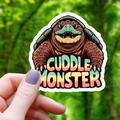 Cuddle Monster Frog Sticker - 3"