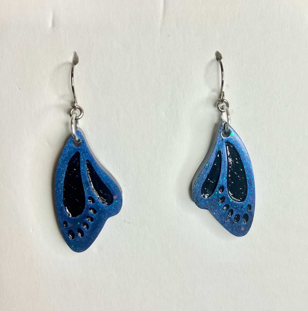 Resin Butterfly & Moth Wing Jewelry: Earrings & Necklaces