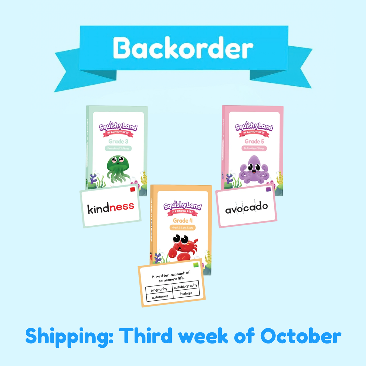 Squishyland 3-5 Expansion Card Packs