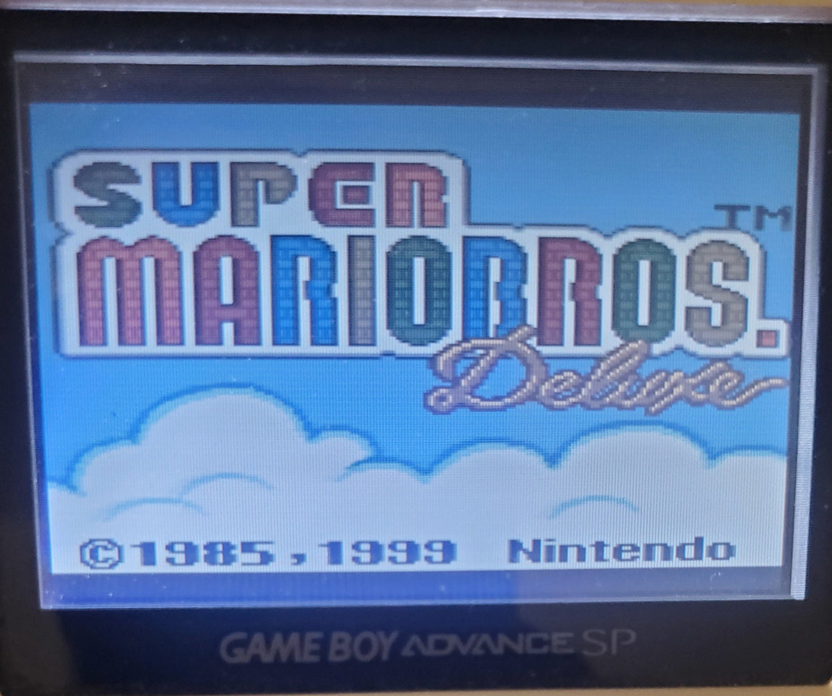 Super Mario Bros Deluxe GBC Video Game Catridge Gameboy Color